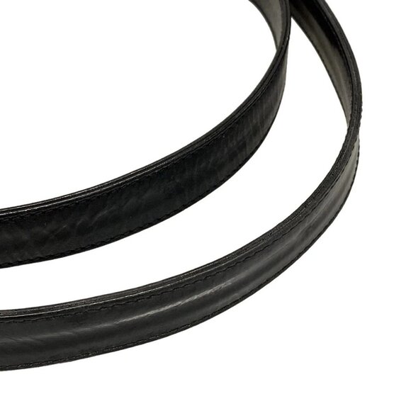 Auth CHANEL - A05572 Black Patent Leather Shoulder Bag - Picture 7 of 16